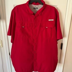 Habit Red Short Sleeve Shirt